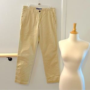 Arizona Jean Co Khaki 4-Pocket Cotton Straight Leg Pants, 32 x 32